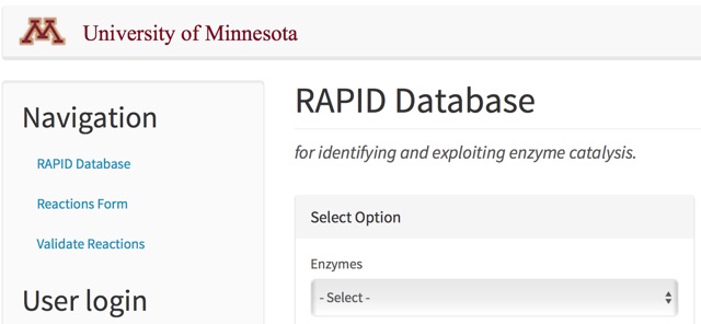 Rapid Enzyme Database