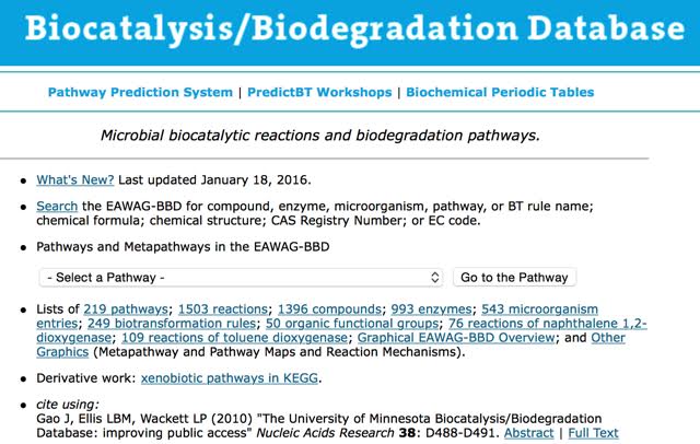 Biocatalysis Database