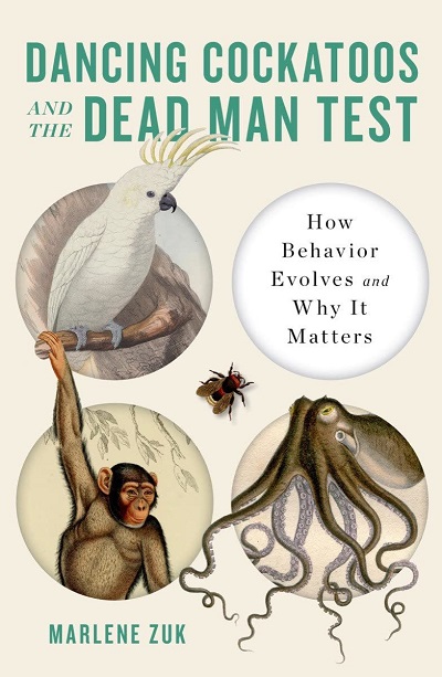 Cover image of book Dancing Cockatoos and the Dead Man Test by Marlene Zuk. 