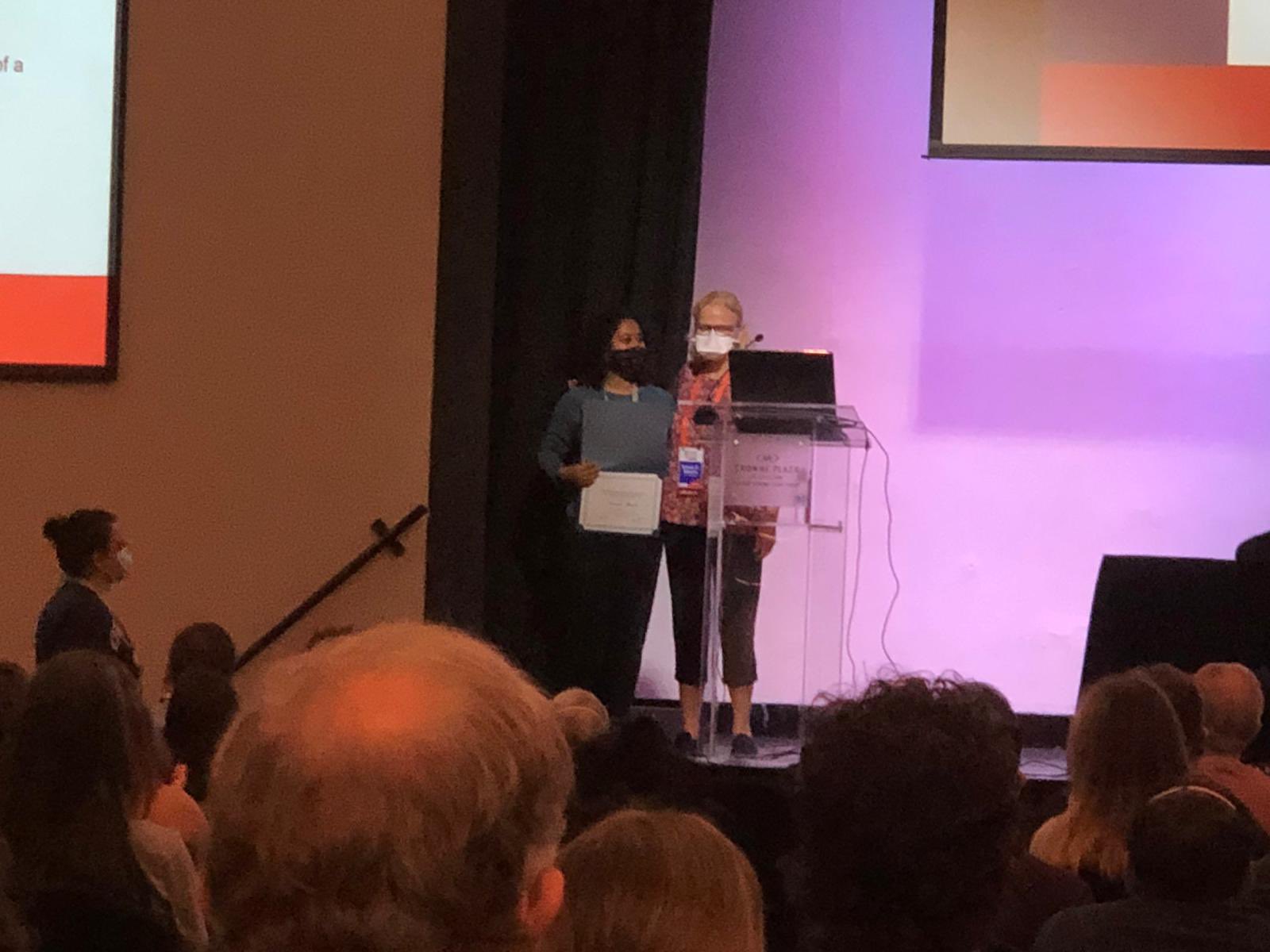 Image of Aarcha Thadi winning best poster at ABS22