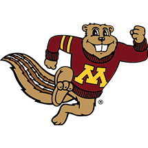 Goldy mascot running