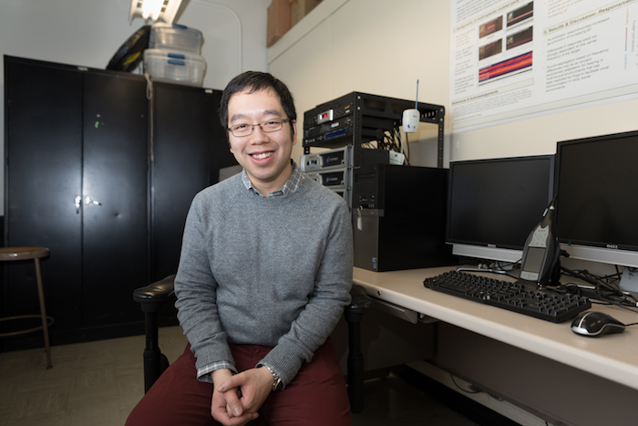 Norman Lee, a postdoctoral associate in the Bee Lab