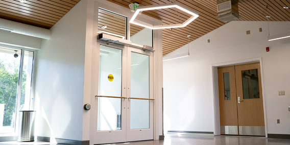 Entryway for Cedar Creek Ecosystem Science Reserve addition